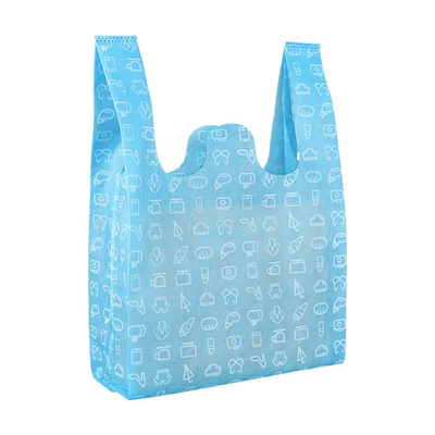 180gsm la protección ULTRAVIOLETA reutilizable W cortó el bolso no tejido para las compras