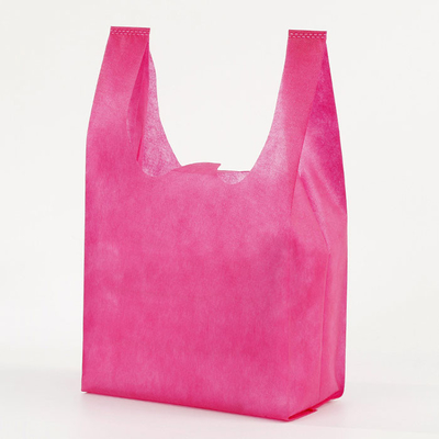 El bolso no tejido manejado de la camiseta del polipropileno encoge resistente laminado