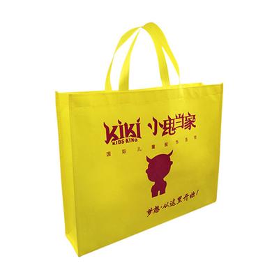 Bolsos biodegradables no tejidos 88gsm Eco de los PP del supermercado amistoso