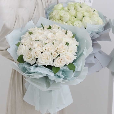 tela no tejida 65gsm del geotextil de los 65cm para envolver la flor