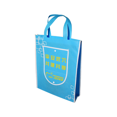 Tote Shopping Reusable Biodegradable Bag plegable con prenda impermeable de la manija