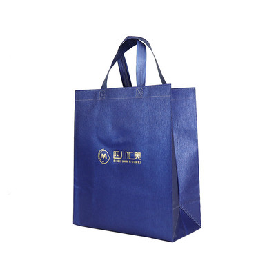 La aduana al por mayor de la chispa del polipropileno de la bolsa de asas de los bolsos biodegradables no tejidos del regalo imprimió el bolso que hacía compras no tejido reutilizable