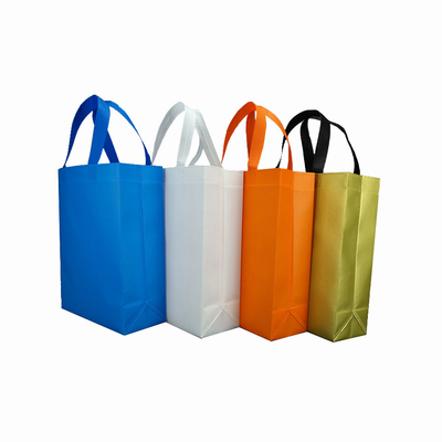El bolso no tejido del regalo del negocio del almacenamiento cortó las bolsas de asas con tintas que la aduana del polipropileno laminó bolsos de la tela del polipropileno que hacían compras