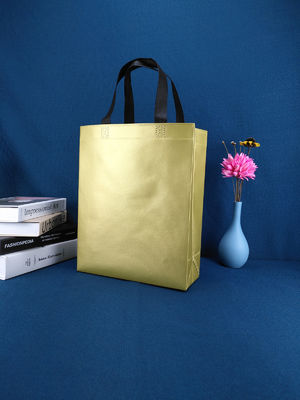 Eco que los bolsos amistosos venden al por mayor la bolsa de asas reutilizable que hace compras no tejida que empaqueta el supermercado de encargo del logotipo recicló bolsos que hacían compras