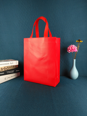 Los bolsos que hacen compras reutilizables del supermercado respetuoso del medio ambiente de encargo del bolso reciclan el bolso no tejido laminado los pp del ultramarinos