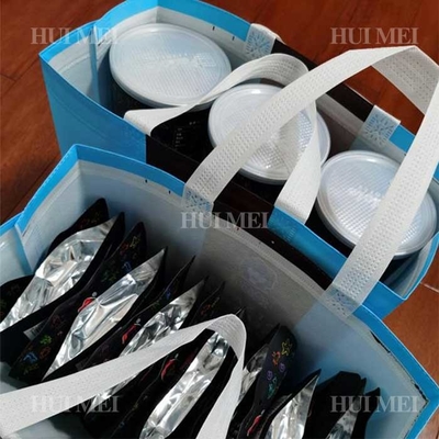 Negro no tejido respirable de Tote Bags Tearproof Blue And del polipropileno de los PP