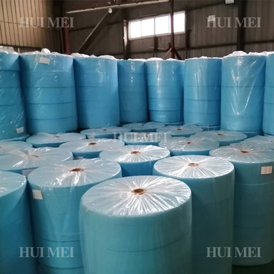 encogimiento anti respirable de la tela no tejida de Spunbond del polipropileno de los 86cm