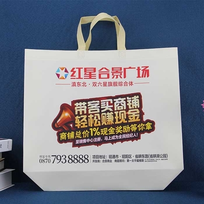 Bolsos no tejidos reutilizables Tote Bag no tejido respirable del polipropileno