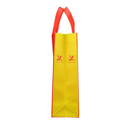 Polipropileno no tejido de seda Tote Bags 140gsm de la pantalla con Tote Handle