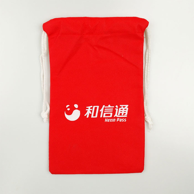 Bolso de lazo del polipropileno de la transferencia de calor los 20*41cm 60Gsm rojo