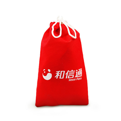Bolso de lazo del polipropileno de la transferencia de calor los 20*41cm 60Gsm rojo