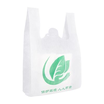 Hogar no tejido biodegradable de los PP Carry Bag Tear Resistant For