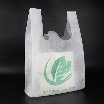 Hogar no tejido biodegradable de los PP Carry Bag Tear Resistant For