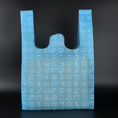 180gsm la protección ULTRAVIOLETA reutilizable W cortó el bolso no tejido para las compras