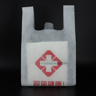 Bolso no tejido amistoso de la camiseta de Eco para el encogimiento que hace compras resistente