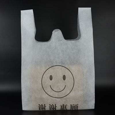 Rasgón no tejido laminado del bolso de la camiseta del polipropileno resistente