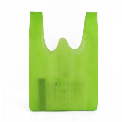 Tirón anti tejido Tote Handle Heat Transfer Non del verde del bolso de la camiseta