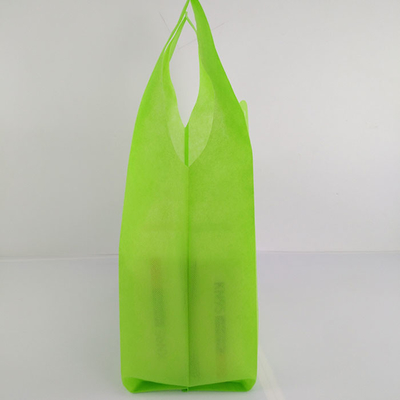 Tirón anti tejido Tote Handle Heat Transfer Non del verde del bolso de la camiseta