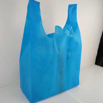 El bolso no tejido biodegradable reutilizable de la camiseta del bolso que hace compras 70gsm encoge resistente