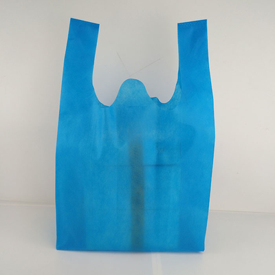 El bolso no tejido biodegradable reutilizable de la camiseta del bolso que hace compras 70gsm encoge resistente