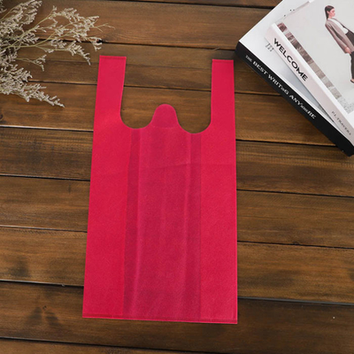 la aduana no tejida del supermercado del bolso de la camiseta de 50gsm Eco imprimió a Tote Bags no tejido