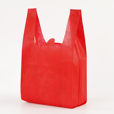 El bolso no tejido manejado de la camiseta del polipropileno encoge resistente laminado