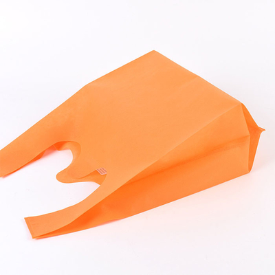 el bolso no tejido del chaleco del polipropileno de la Virgen 50Gsm laminó a Tote Bags no tejido de encargo