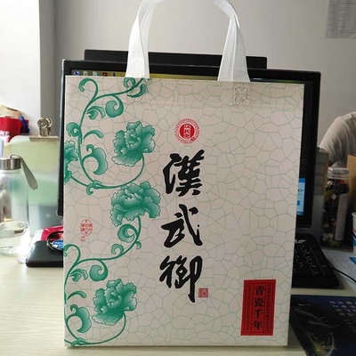 Bolso no tejido plegable respetuoso del medio ambiente 65Gsm biodegradable