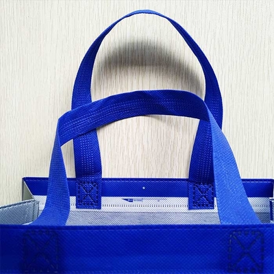 Las compras no tejidas amistosas de Eco empaquetan el bolso no tejido de seda del zapato de la pantalla