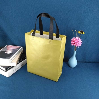 Bolso biodegradable no tejido reutilizable de la tela no tejida de los bolsos que hacen compras de Spunbonded