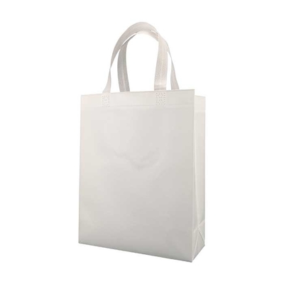 Bolsos que hacen compras no tejidos ignífugos 80gsm reciclados para el supermercado
