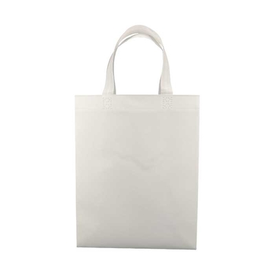 Bolsos que hacen compras no tejidos ignífugos 80gsm reciclados para el supermercado