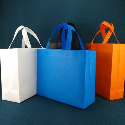 Las compras de Tote Reusable Promotional Non Woven empaquetan el plegamiento 85gsm laminado