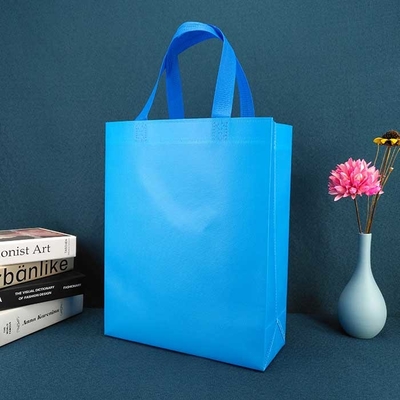 Las compras de Tote Reusable Promotional Non Woven empaquetan el plegamiento 85gsm laminado