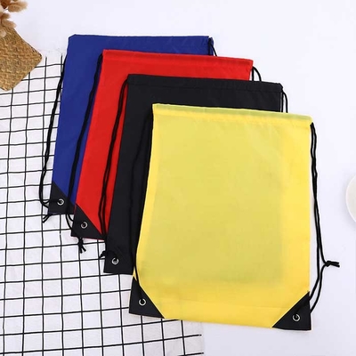 Bolso no tejido 80Gsm amarillo del lazo del polipropileno los 32*42cm para las compras
