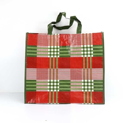 Bolsos tejidos Bopp tejidos del bolso 185Gsm de la tela que hacen compras reciclables