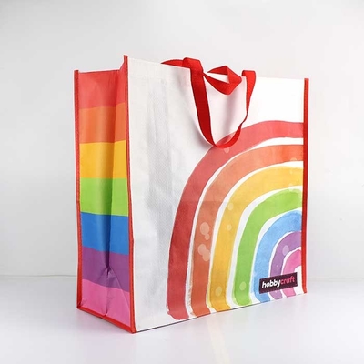 Los bolsos tejidos polipropileno de la Virgen de la impresión del fotograbado de CMYK encogen resistente