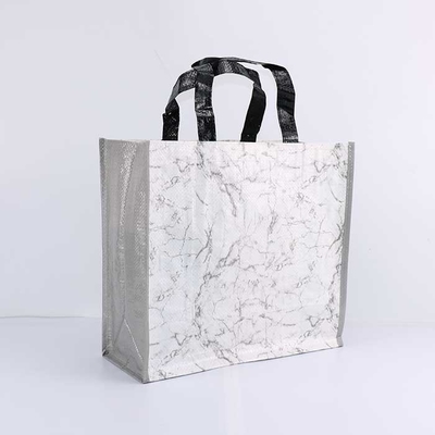 Los bolsos tejidos polipropileno biodegradable que hacen compras encogen resistente