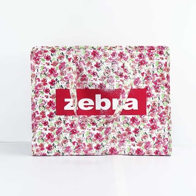 Bolsos tejidos PP respetuosos del medio ambiente plegables de la manija para el supermercado
