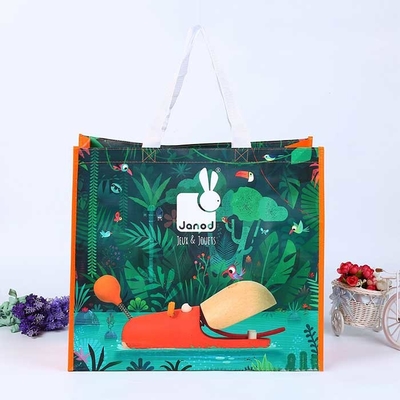 Los bolsos tejidos polipropileno tejidos laminados del bolso que hace compras 120Gsm rasgan resistente