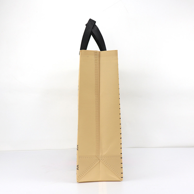 Viajan los bolsos que hacen compras reutilizables del regalo de la tela no tejida con las manijas
