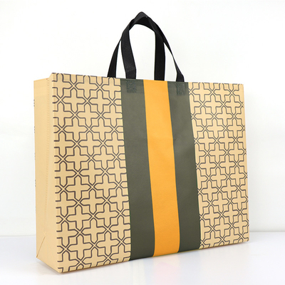 Viajan los bolsos que hacen compras reutilizables del regalo de la tela no tejida con las manijas