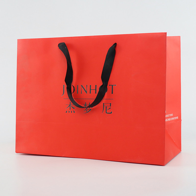 Empaquetado de encargo de Logo Paper Bags Wine Clothing de las compras del bolso del regalo