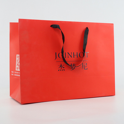 Empaquetado de encargo de Logo Paper Bags Wine Clothing de las compras del bolso del regalo