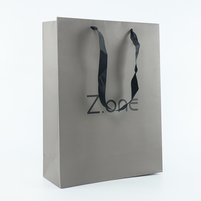 Bolso de Art Kraft Coated Paper Shopping del portador para el regalo de la ropa de la ropa