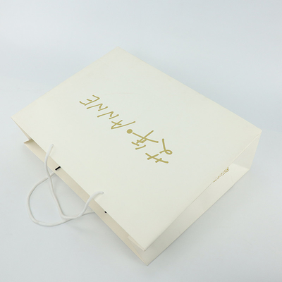 Reutilizable plegable de encargo de Logo Paper Bag Shopping Packaging del portador del boutique