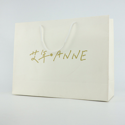 Reutilizable plegable de encargo de Logo Paper Bag Shopping Packaging del portador del boutique